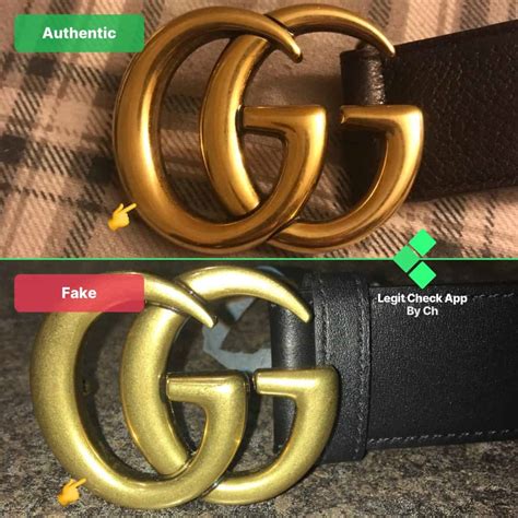 gucci real vs fake belt|how to check gucci belt.